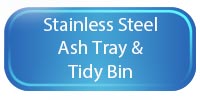 Stainless Steel Ash Tray & Rubbish Tidy